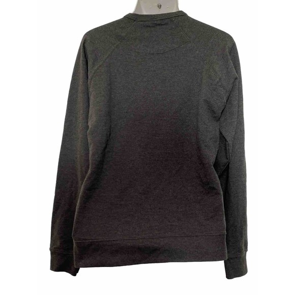 Delta Fleece Sweatshirt Top Black Cat Hawaii Popoki Floral Long Sleeve XL - Picture 3 of 16